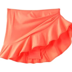 Women's Ruffle Hem Mini Swim Skirt
