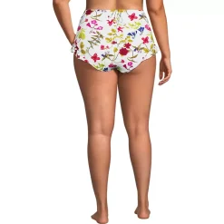 Women's Ruffle High Waisted High Leg Bikini Bottoms