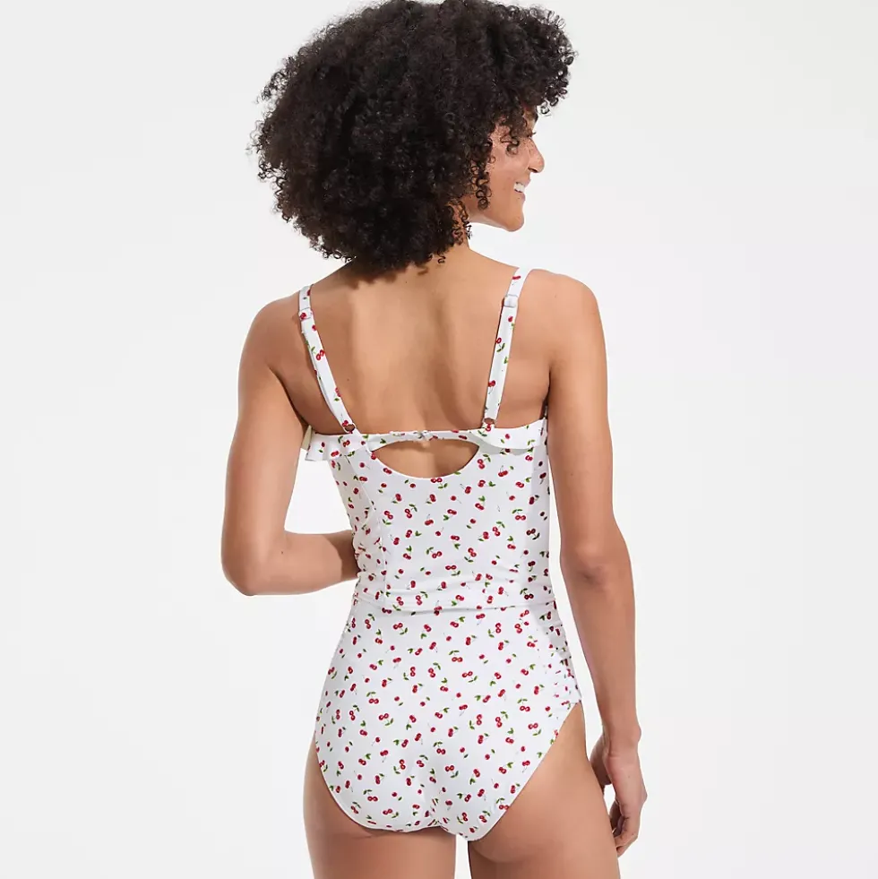 Women's Ruffle Midkini Set