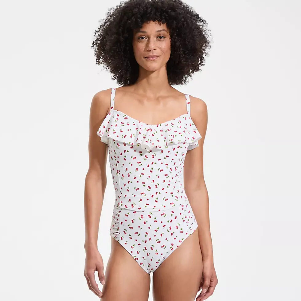 Women's Ruffle Midkini Set