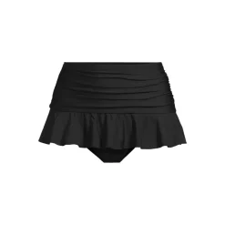 Women's Ruffle Midwaist Skirted Bikini Bottoms
