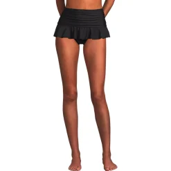 Women's Ruffle Midwaist Skirted Bikini Bottoms