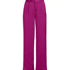 Women's Satin Elastic Back Wide Leg Pants