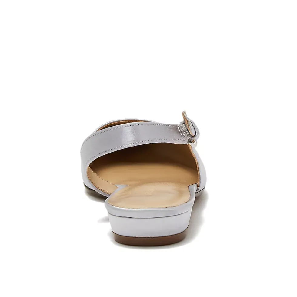 Women's Satin Slingback Low Heels