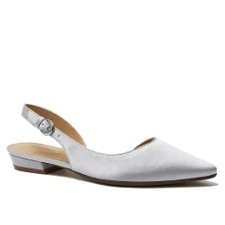 Women's Satin Slingback Low Heels