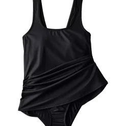 Women's Scoop Neck Mini Swim Dress Swimsuit