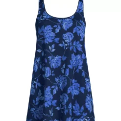 Women's Scoop Neck Mini Swim Dress Swimsuit