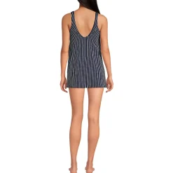 Women's Scoop Neck Mini Swim Dress Swimsuit