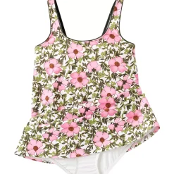 Women's Scoop Neck Mini Swim Dress Swimsuit