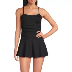 Women's Sculpting Bandeau Lace Back Mini Swim Dress