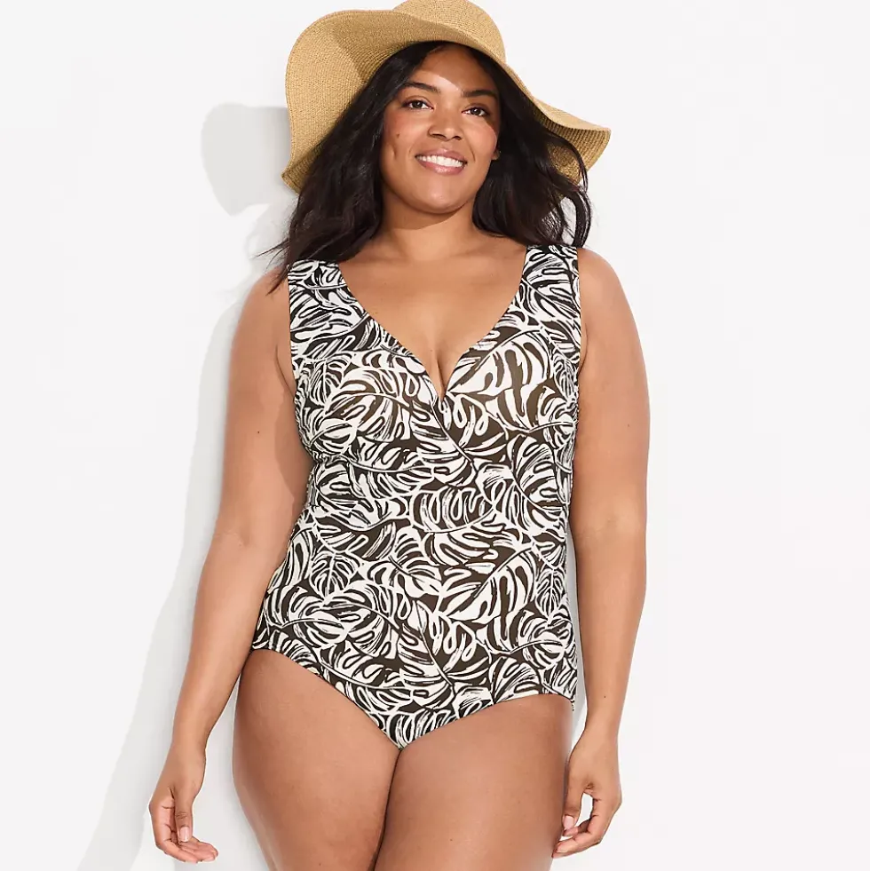 Women's Sculpting Suit Sweetheart V-Wire High Leg One Piece Swimsuit