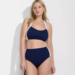 Women's Seamed Halter Bikini Top