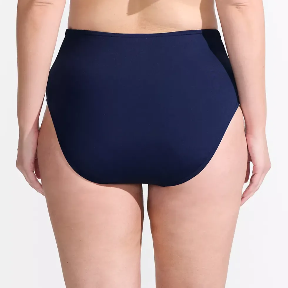 Women's Seamed High Waisted Bikini Bottoms
