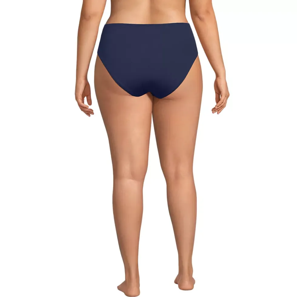 Women's Seamed High Waisted Bikini Bottoms