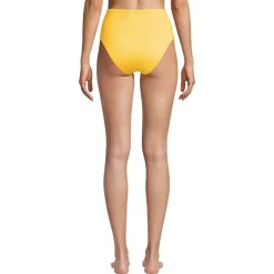 Women's Seamed High Waisted Bikini Bottoms