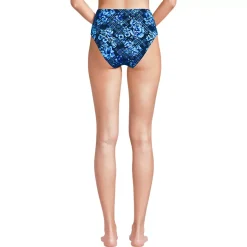 Women's Seamed High Waisted Bikini Bottoms