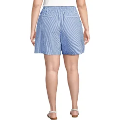Women's Seersucker High Rise Pull On 7