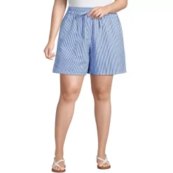 Women's Seersucker High Rise Pull On 7