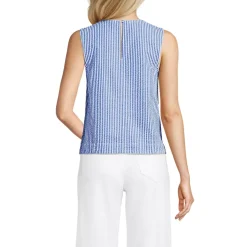 Women's Seersucker Matchback Shell