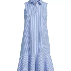 Women's Seersucker Tennis Dress