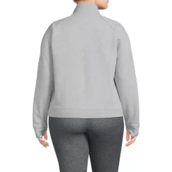 Women's Serious Sweats Full Zip Mock Neck Sweatshirt