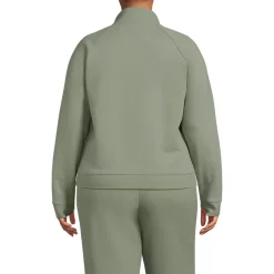 Women's Serious Sweats Full Zip Mock Neck Sweatshirt
