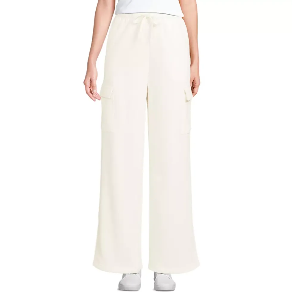 Women's Serious Sweats High Rise Wide Leg Cargo Pant - Set Bottom