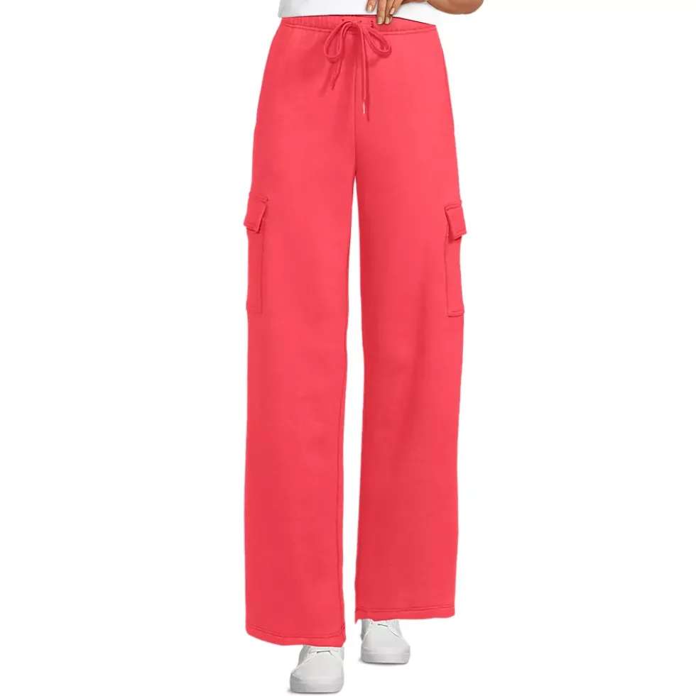 Women's Serious Sweats High Rise Wide Leg Cargo Pant - Set Bottom