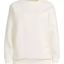 Women's Serious Sweats Oversized Long Sleeve Crew Neck Sweatshirt - Set Top