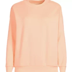 Women's Serious Sweats Oversized Long Sleeve Crew Neck Sweatshirt - Set Top