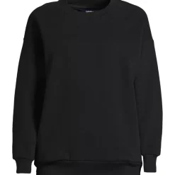 Women's Serious Sweats Oversized Long Sleeve Crew Neck Sweatshirt - Set Top