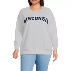 Women's Serious Sweats Oversized Long Sleeve Crew Neck Sweatshirt - Set Top