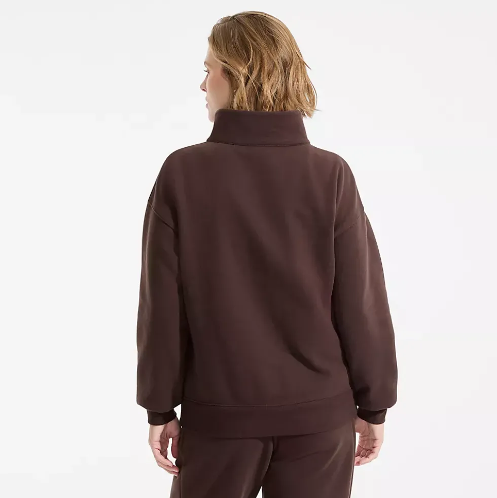 Women's Serious Sweats Relaxed Quarter Zip Pullover Sweatshirt