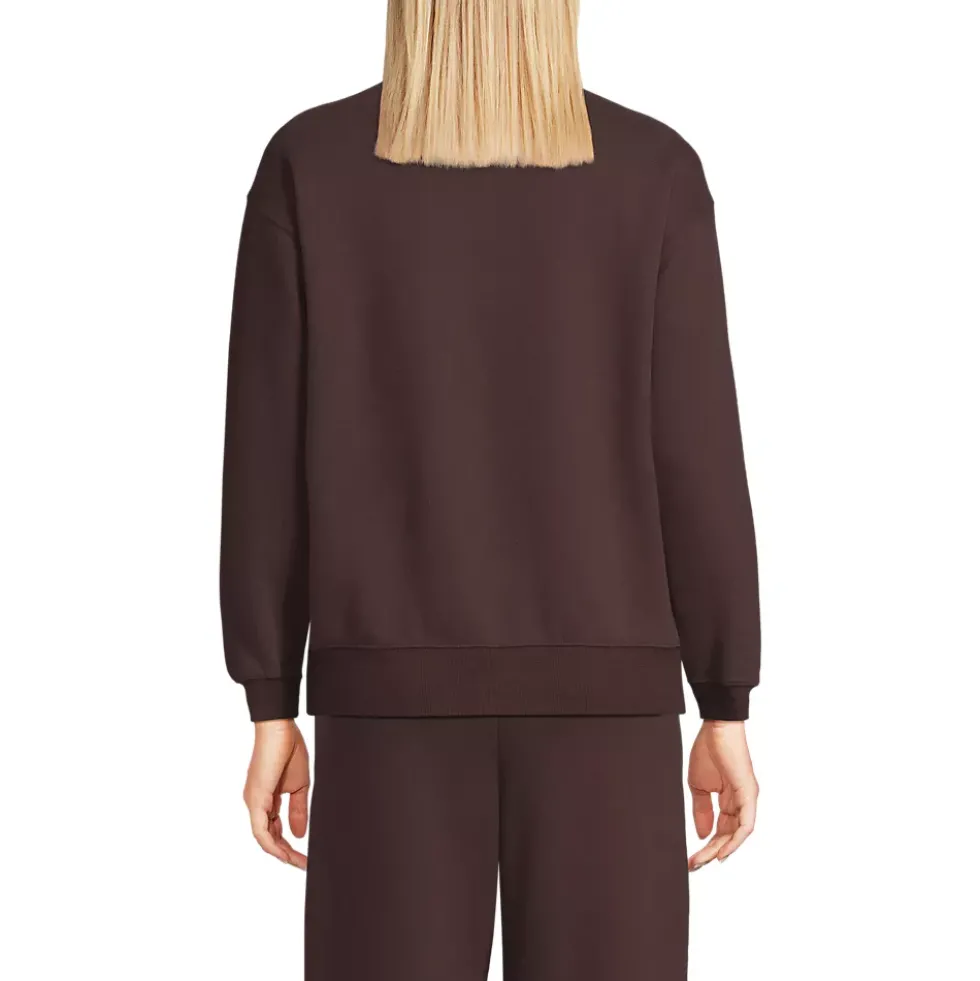 Women's Serious Sweats Relaxed Quarter Zip Pullover Sweatshirt