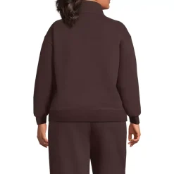 Women's Serious Sweats Relaxed Quarter Zip Pullover Sweatshirt
