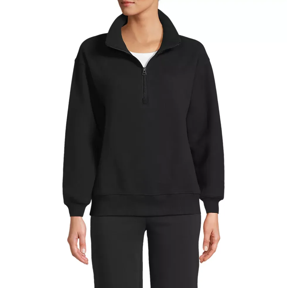 Women's Serious Sweats Relaxed Quarter Zip Pullover Sweatshirt