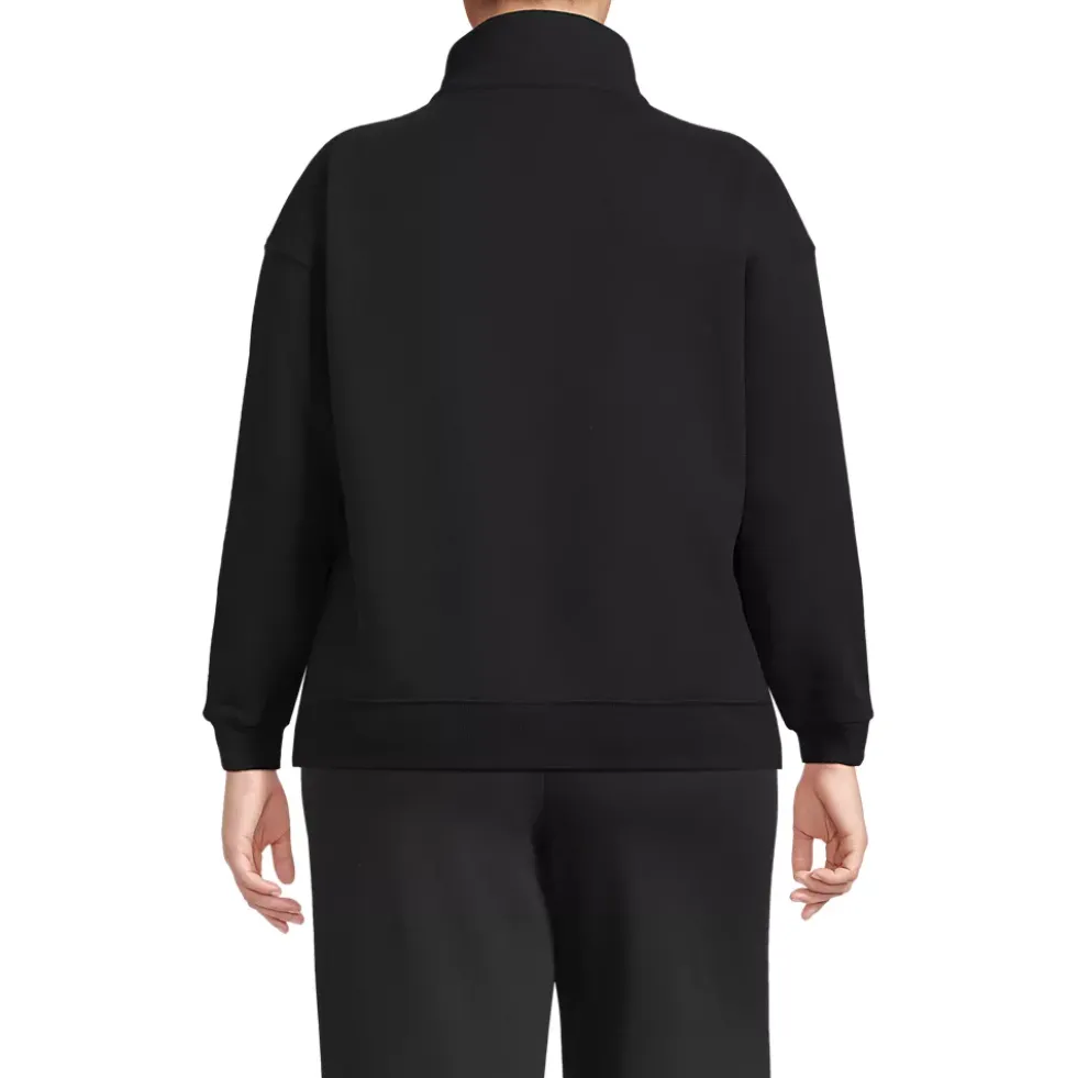 Women's Serious Sweats Relaxed Quarter Zip Pullover Sweatshirt