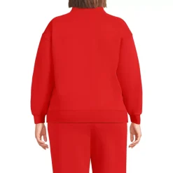 Women's Serious Sweats Relaxed Quarter Zip Pullover Sweatshirt