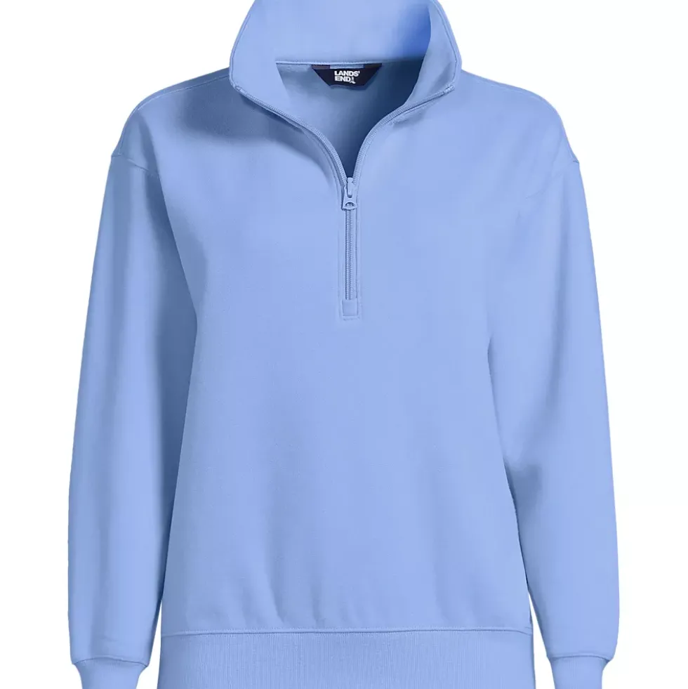 Women's Serious Sweats Relaxed Quarter Zip Pullover Sweatshirt