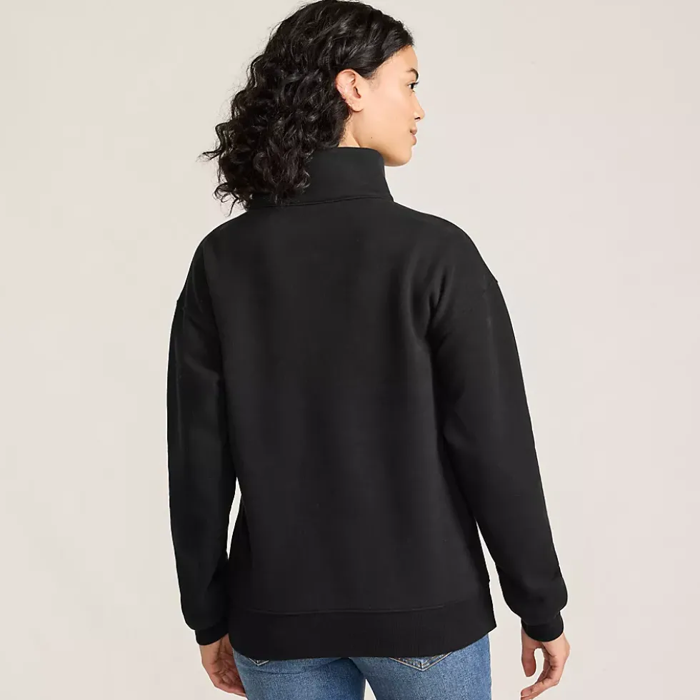 Women's Serious Sweats Relaxed Quarter Zip Pullover Sweatshirt