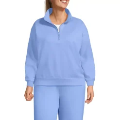 Women's Serious Sweats Relaxed Quarter Zip Pullover Sweatshirt