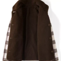 Women's Sherpa Fleece Reversible Mixed Media Long Jacket