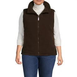 Women's Sherpa Fleece Reversible Mixed Media Vest