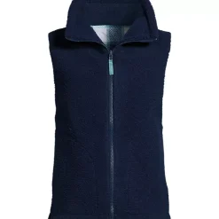 Women's Sherpa Fleece Reversible Mixed Media Vest