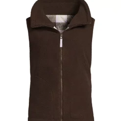 Women's Sherpa Fleece Reversible Mixed Media Vest