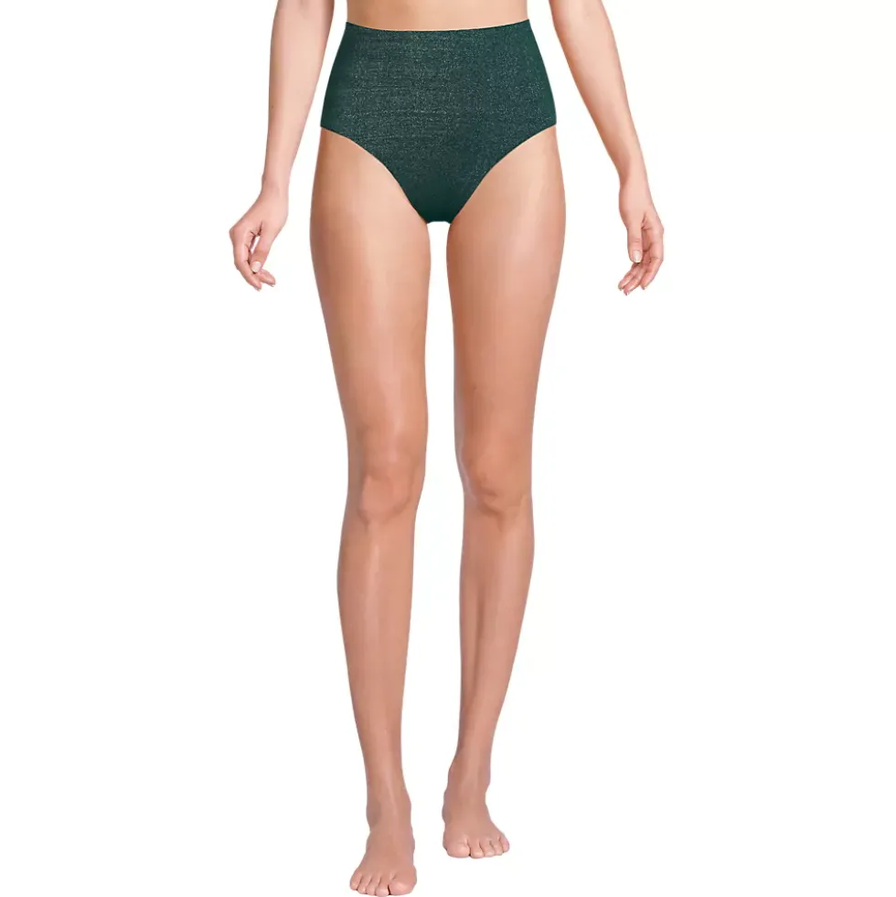 Women's Shine High Waisted Bikini Bottoms