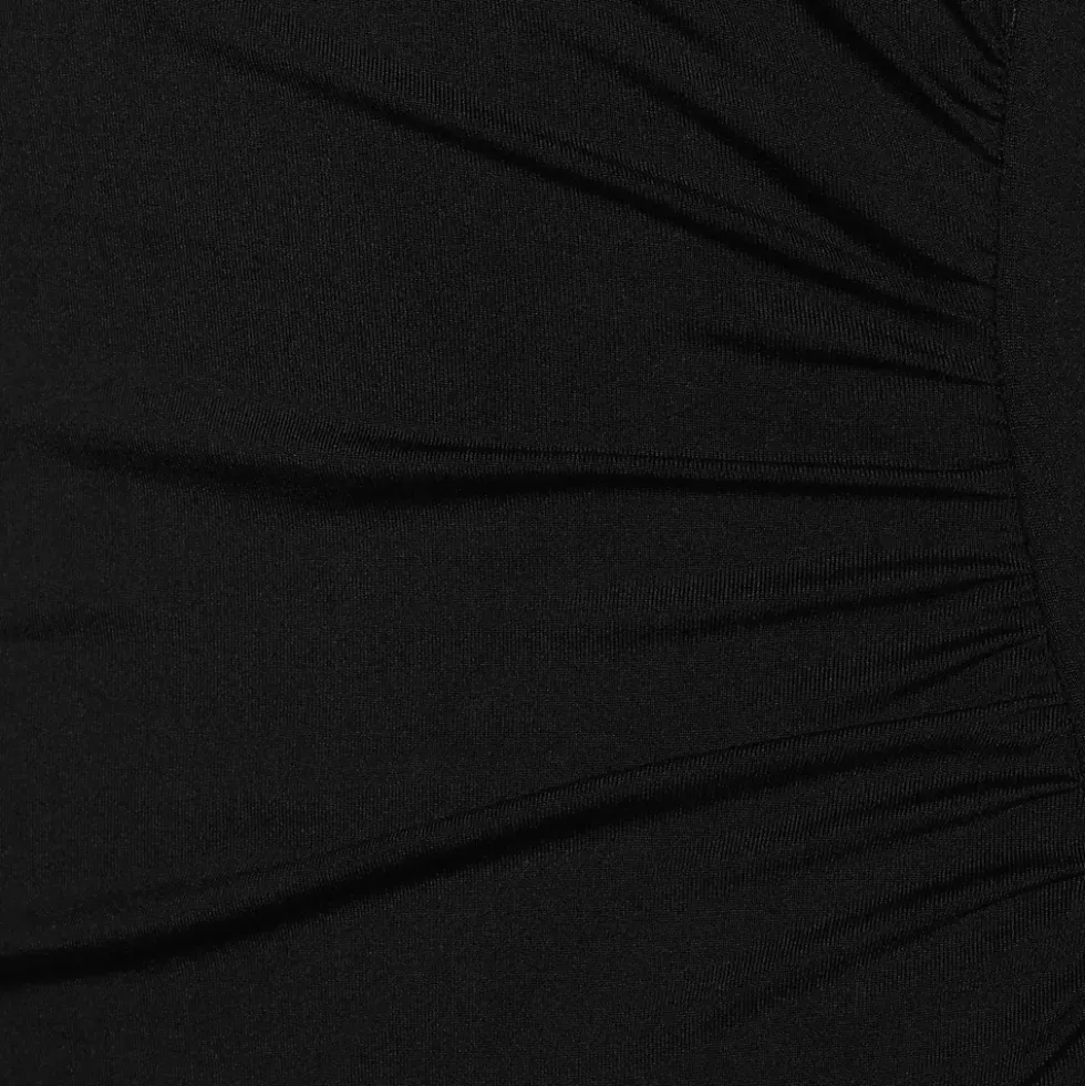 Women's Shirred One Shoulder One Piece Swimsuit