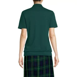 Women's Short Sleeve Banded Bottom Polo Shirt