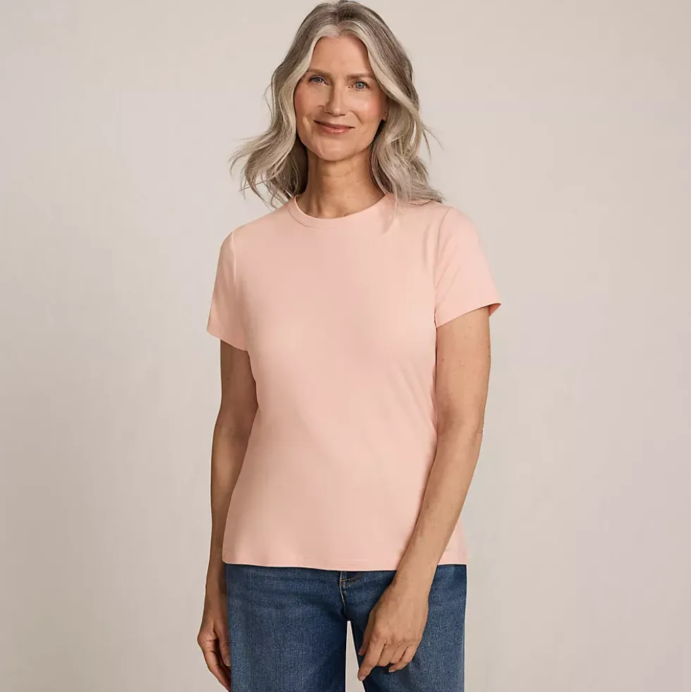 Women's Short Sleeve Cooling Crew Neck T-Shirt