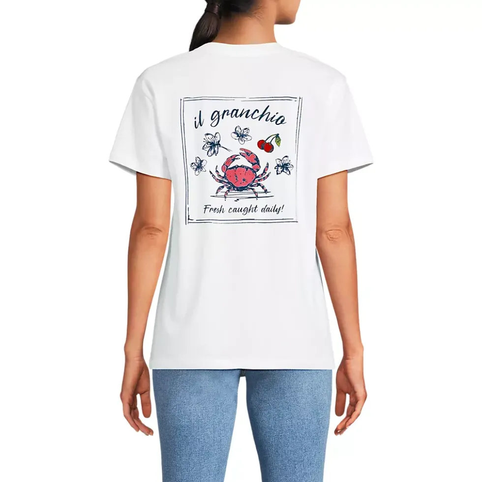 Women's Short Sleeve Crew Neck Graphic T-Shirt